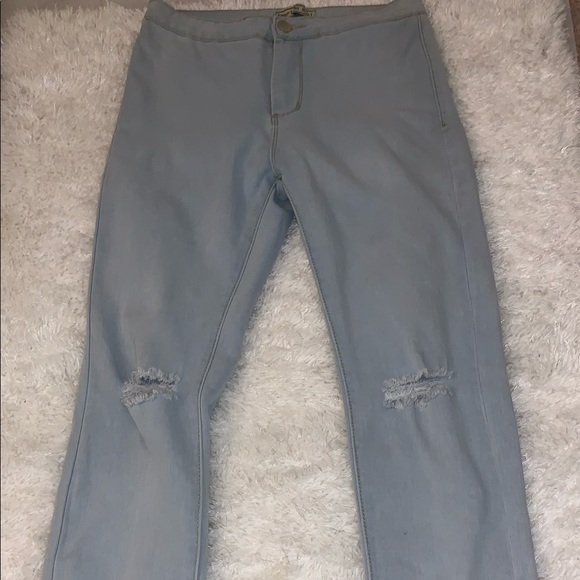 American Bazi Denim - 🎊🎉🎇HOST PICK🎆🎈❤️🎊🎉Woman Jean pre loved 🥰 like new distressed knee